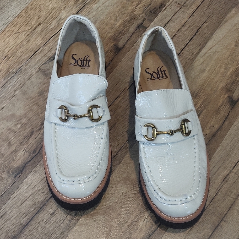 SOFFT Ivory TAPIOCA Prewitt Horsebit Leather Chunky Sole Loafer - 6M